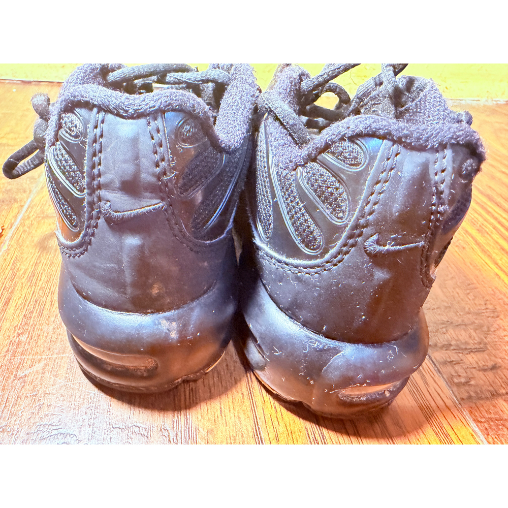Nike Air Max Plus Triple Black Sneakers - Size 12C - Picture 2 of 7